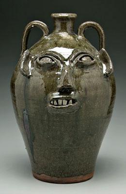 B. B. Craig two-handled face jug,
