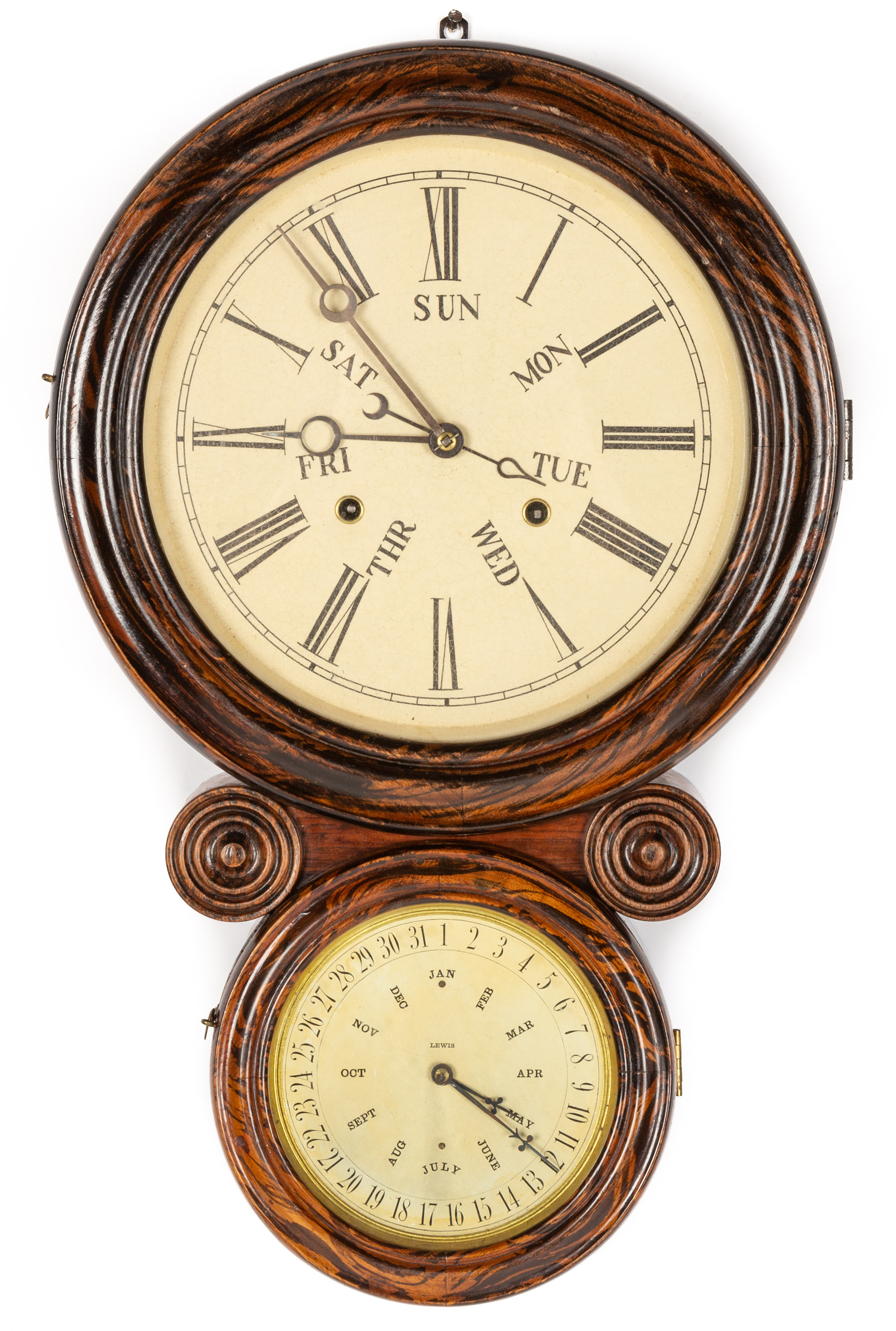B. B. LEWIS PERPETUAL CALENDAR WALL