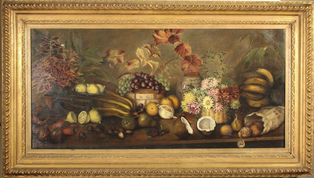 B. CAFFERATA OIL ON CANVASB.