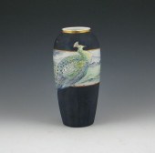 B & Co. Limoges vase with peac