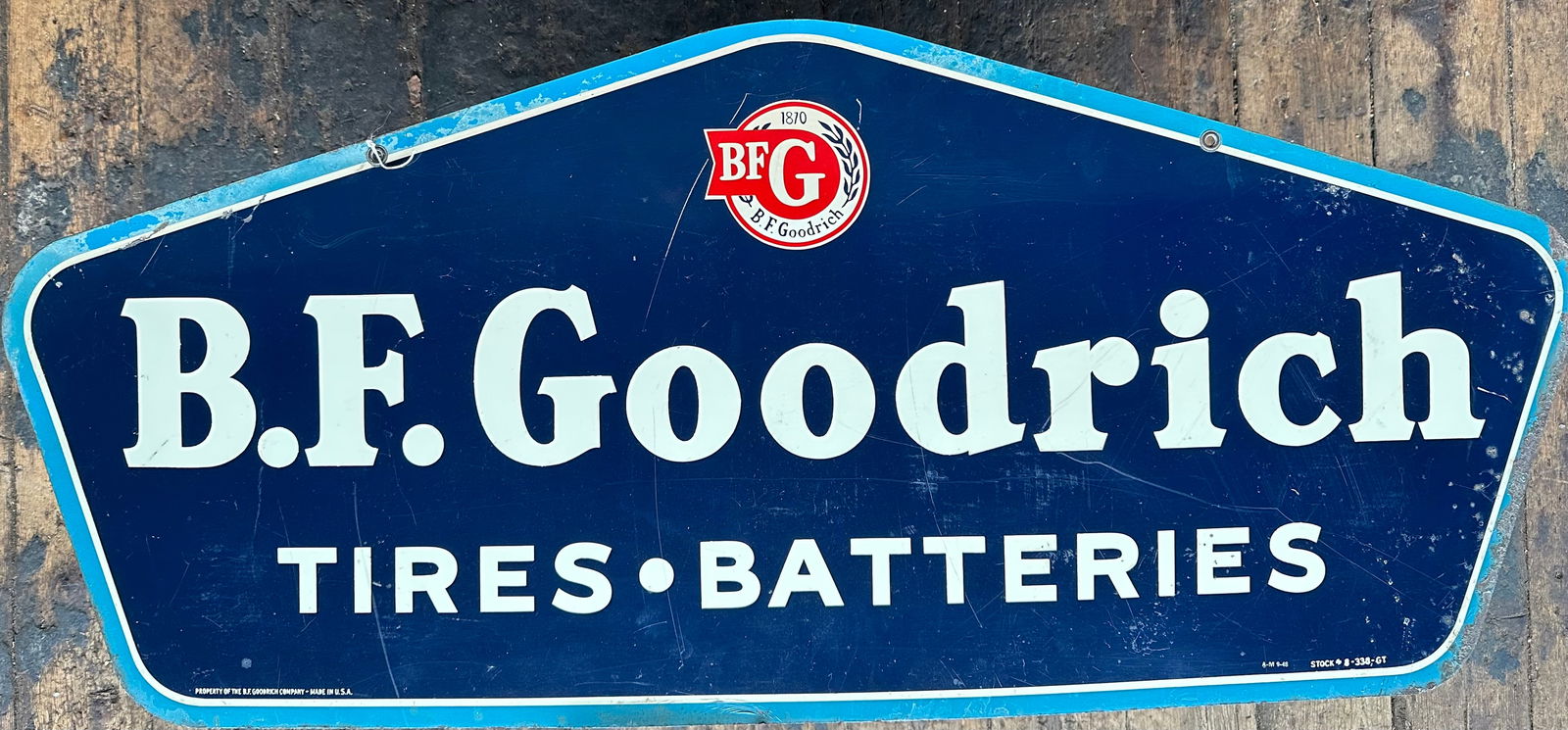 B F GOODRICH TIRES, BATTERIES