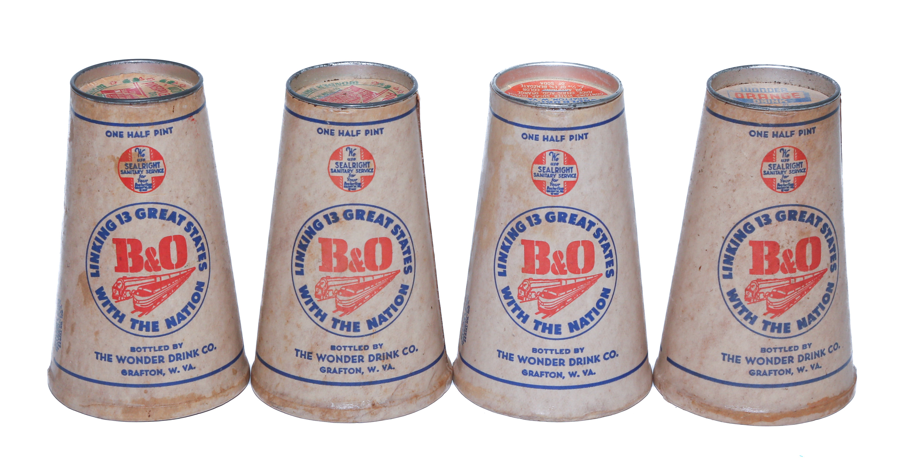 B & O VINTAGE JUICE BOXES .
