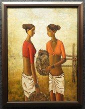 B. PRABHA FISHER WOMEN PAINTIN