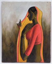 B. PRABHA O/C PORTRAIT PAINTIN
