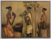 B. PRABHA WOMEN FIGURE PAINTIN