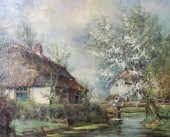 B. WIERINGA OIL ON CANVASB. WI