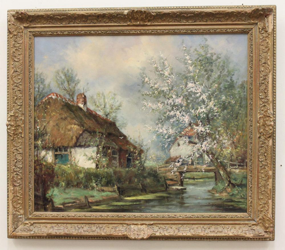 B. WIERINGA OIL ON CANVASB.