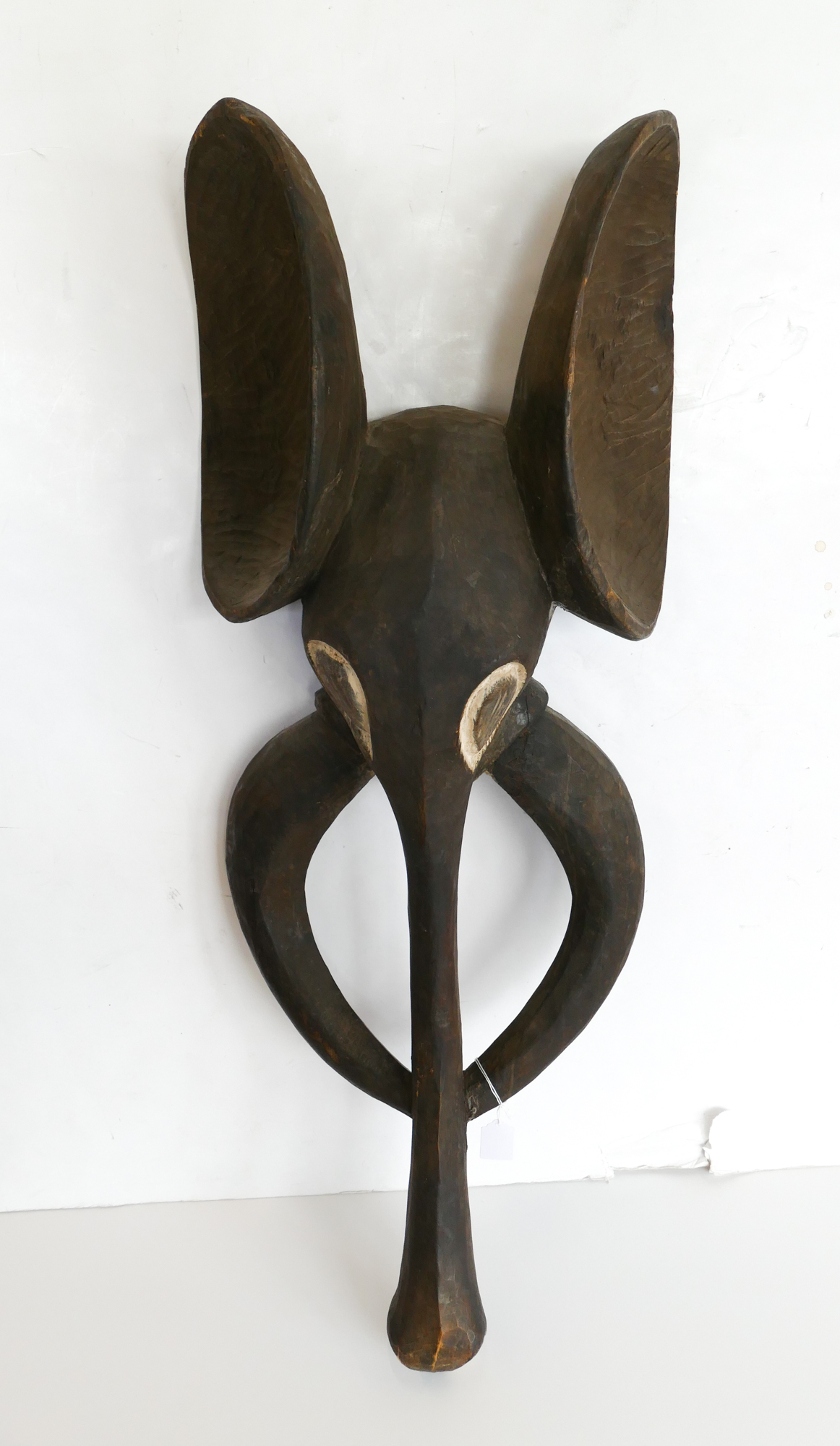 Babanki Wood Elephant Mask- 38''