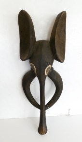 Babanki Wood Elephant Mask- 38