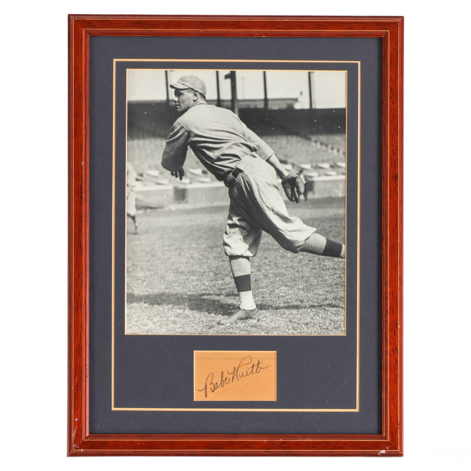 BABE RUTH AUTOGRAPH & PHOTOGRAPH
