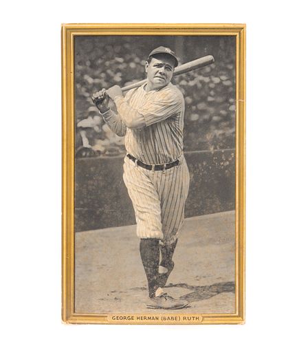 BABE RUTH CUTOUT PHOTOGRAPHBabe