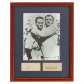 BABE RUTH & LOU GEHRIG SIGNED