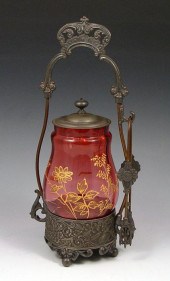 BABOUR SILVERPLATE & CRANBERRY