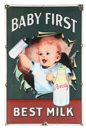 BABY FIRST BEST MILK SIGN W/ B