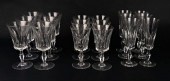 BACCARAT (18) GLASSES 6 RED 6