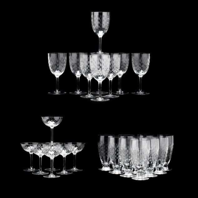 BACCARAT, (26) PIECES OF MARENGO