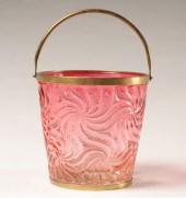 Baccarat amberina pressed glas