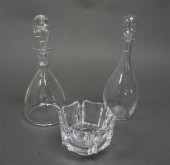 BACCARAT AND STEUBEN CRYSTAL D