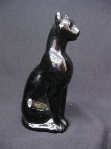 Baccarat Black Crystal Figurine