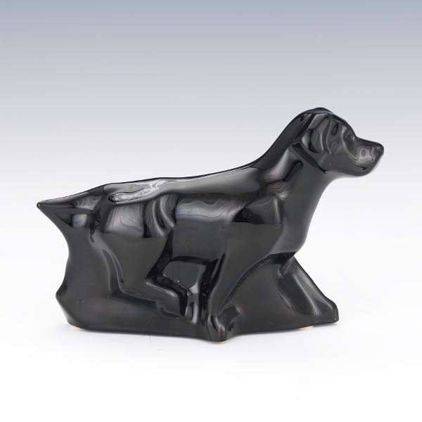 BACCARAT BLACK CRYSTAL LABRADOR