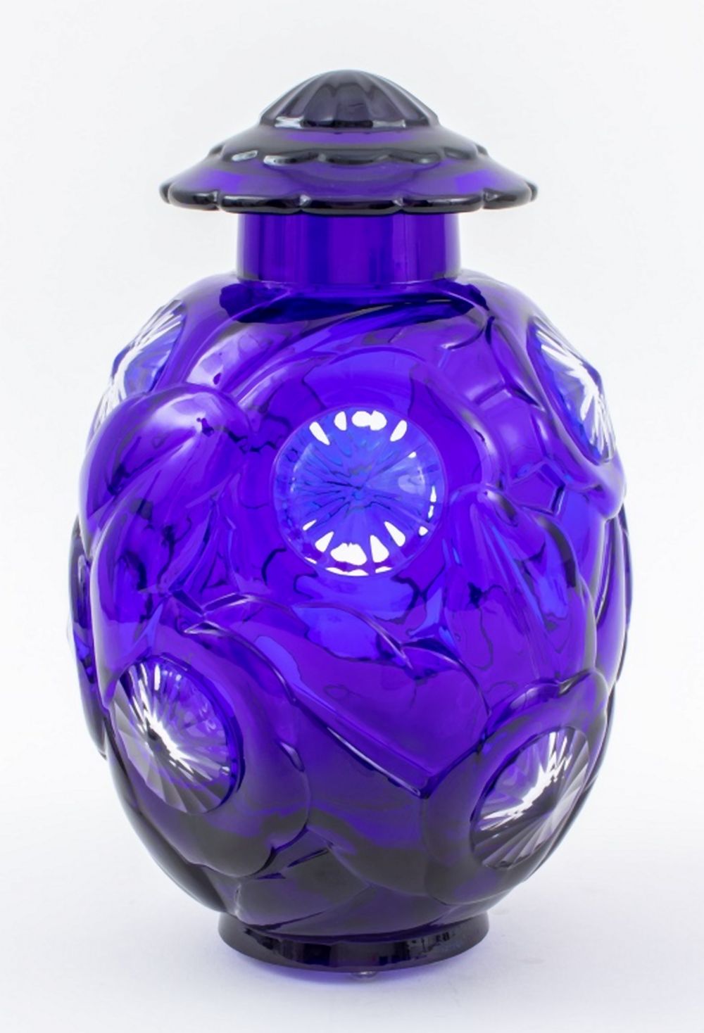 BACCARAT CLEAR & COBALT BLUE