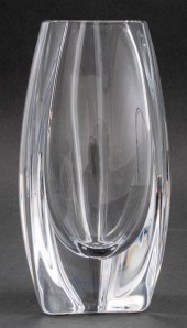BACCARAT CLEAR CRYSTAL VASE Ba