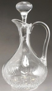 BACCARAT CRYSTAL CARAFE, H: 12