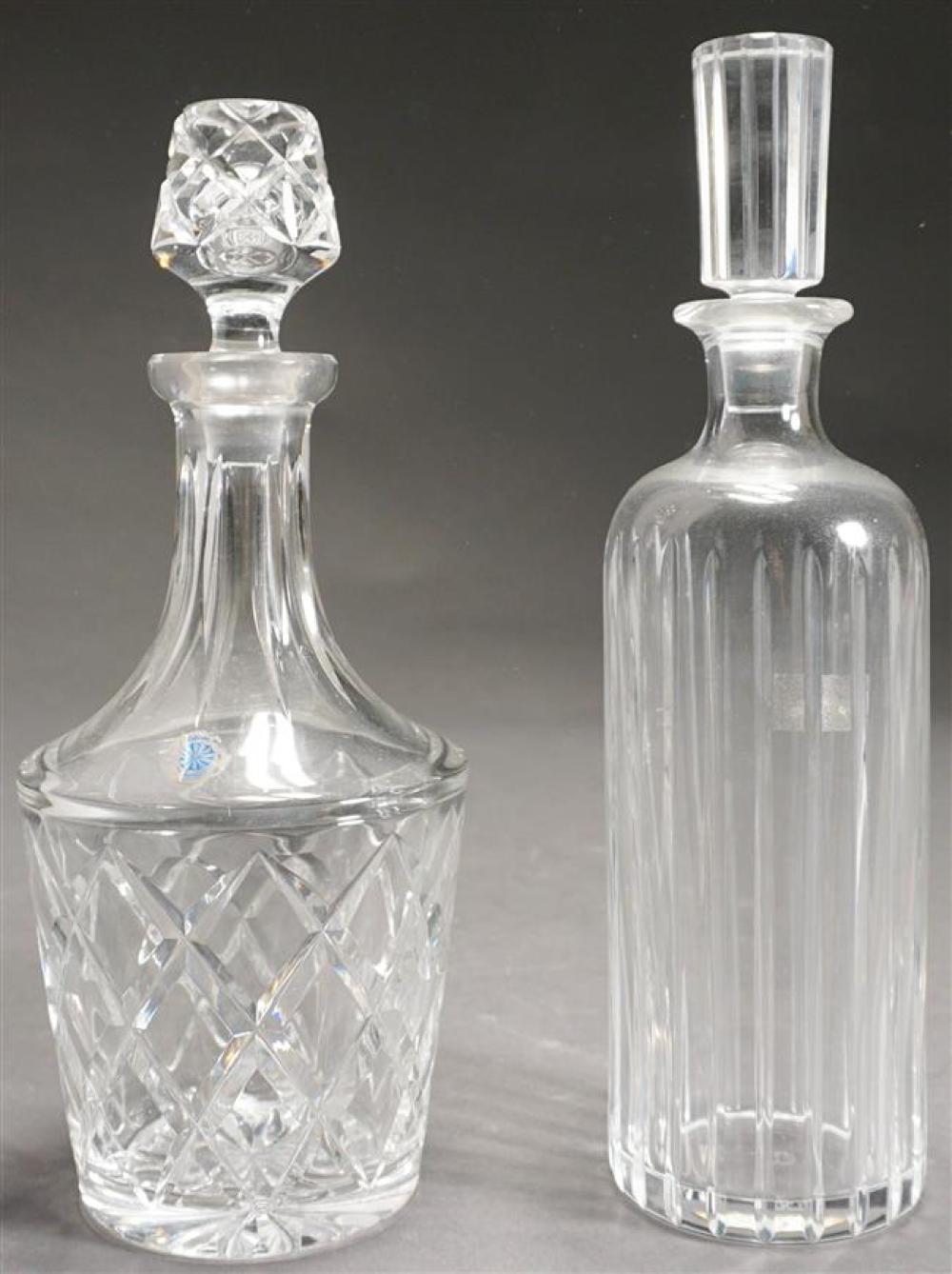BACCARAT CRYSTAL DECANTER AND