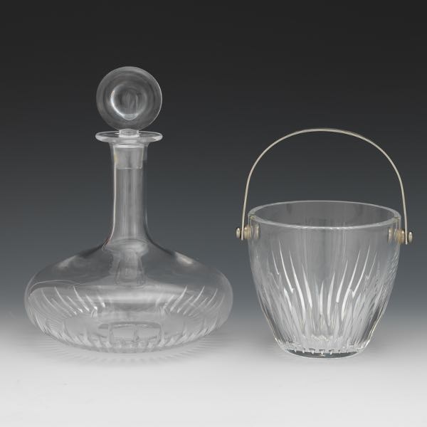 BACCARAT CRYSTAL DECANTER AND ICE