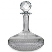 BACCARAT CRYSTAL DECANTERDESCR
