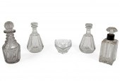 BACCARAT CRYSTAL DECANTERS AND