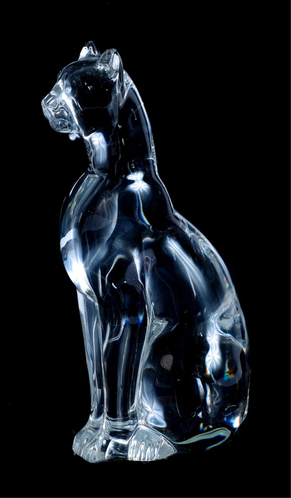 BACCARAT CRYSTAL EGYPTIAN CAT