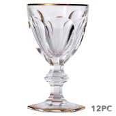 BACCARAT CRYSTAL EMS GOLD WATE