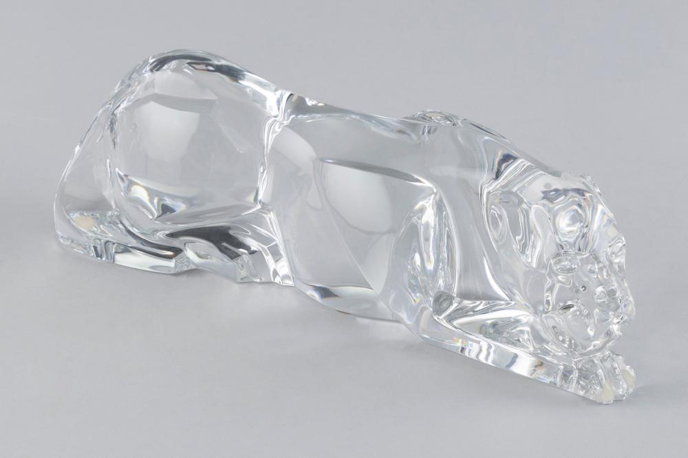 BACCARAT CRYSTAL FIGURE OF A