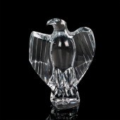 BACCARAT CRYSTAL FIGURINE, EAG