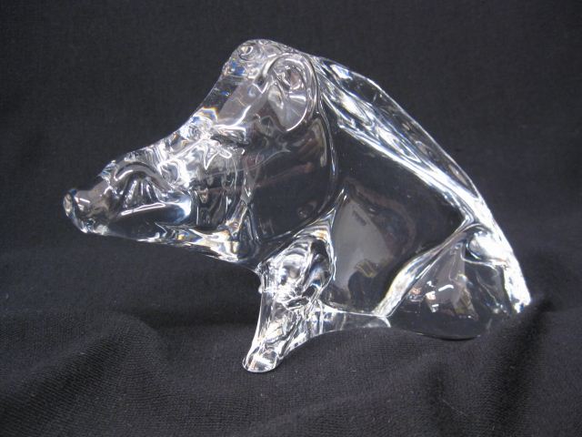 Baccarat Crystal Figurine of a Wild
