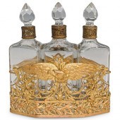 BACCARAT CRYSTAL & GILT ORMOLU