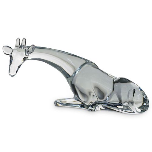 BACCARAT CRYSTAL GIRAFFE FIGURINE