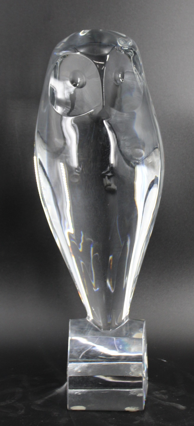BACCARAT CRYSTAL GLASS OWL