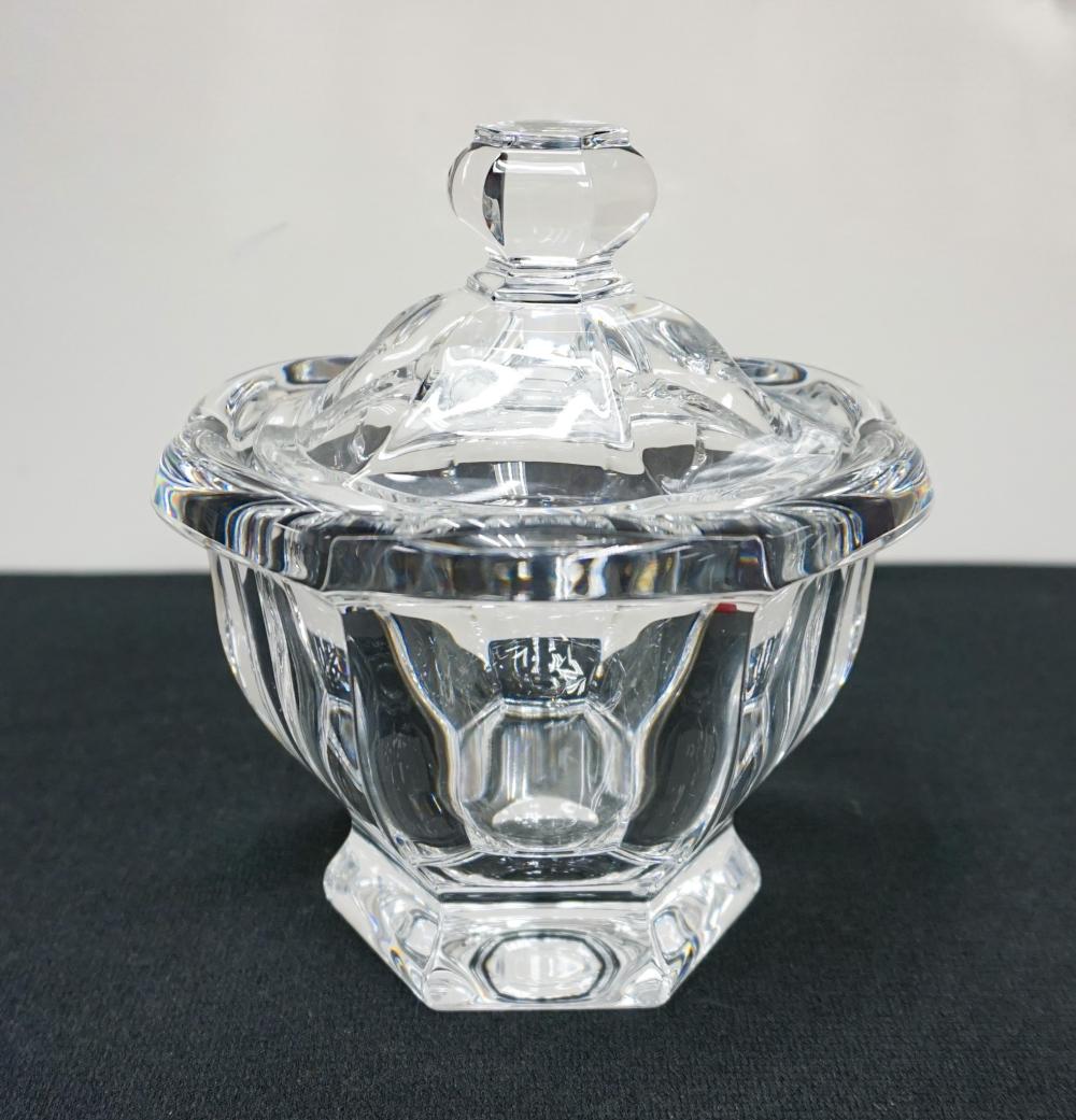 BACCARAT CRYSTAL LIDDED CANDY JAR