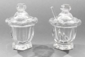 BACCARAT CRYSTAL LIDDED JAM JA