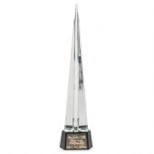 BACCARAT CRYSTAL OBELISK WITH