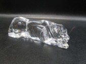 BACCARAT CRYSTAL PANTHER SCULP