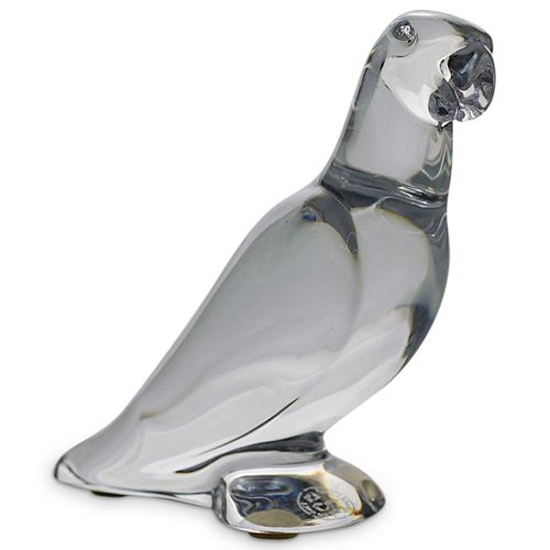 BACCARAT CRYSTAL PARROT BIRD