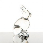 BACCARAT CRYSTAL RABBIT FIGURI