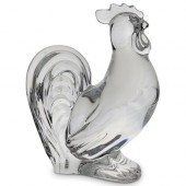 BACCARAT CRYSTAL ROOSTER FIGUR