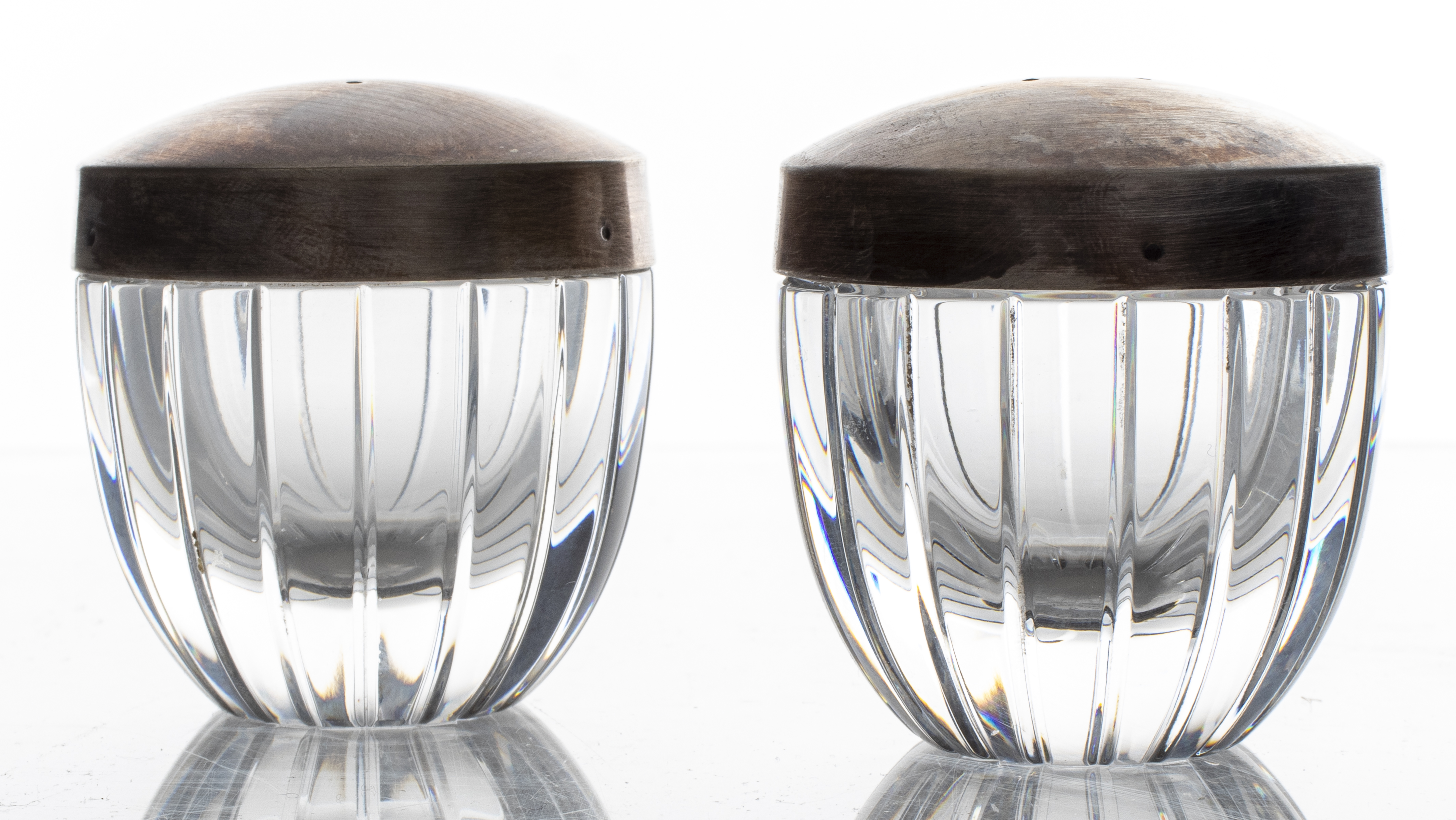 BACCARAT CRYSTAL SALT & PEPPER