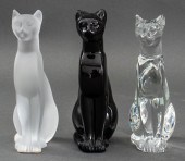 BACCARAT CRYSTAL SEATED CAT SC