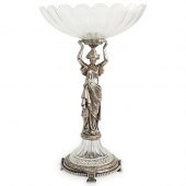 BACCARAT CRYSTAL & SILVER PLAT