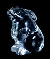 BACCARAT CRYSTAL SITTING RABBI